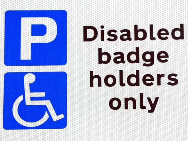 Disabled parking