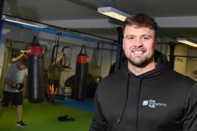 Personal trainer James Calderbank