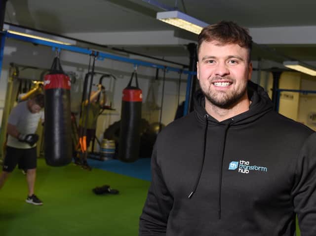 Personal trainer James Calderbankset up his fitness business, Transform Hub, two years ago in Preston and is now opening a gym in Bamber Bridge to help tackle mental illness in men.
