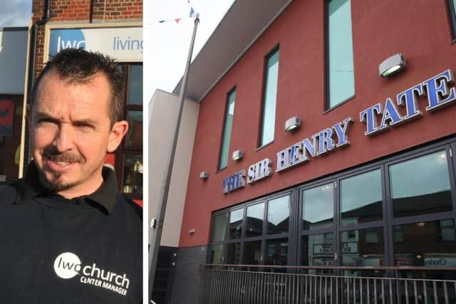 Doorman Barry Graham saves life of homeless man outside the Sir Henry Tate Wetherspoon pub in Chorley (Images: JPIMedia)