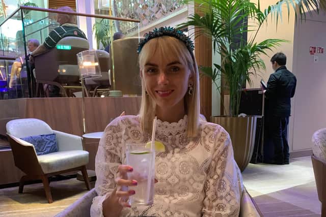 Sophie Ward pictured on her travels