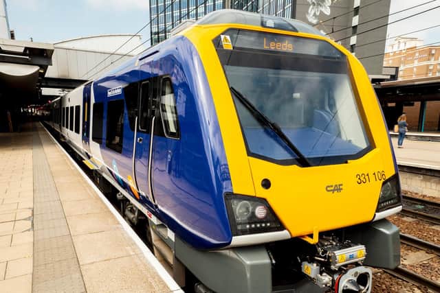 One of the new trains that Northern has brought to the tracks in the North West