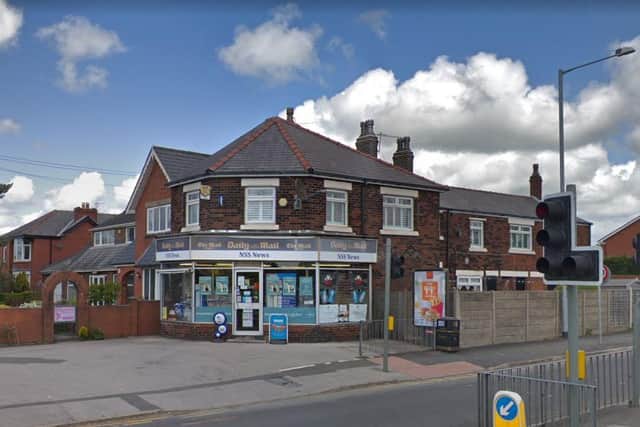 Three men have been arrested after an armed robbery at the NSS News shop in Wigan Road, Leyland at 2.40pm yesterday (December 23). Pic: Google
