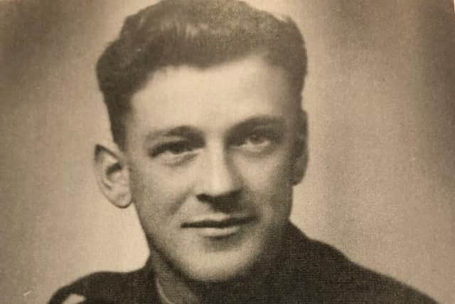 Eric as a young airman before being captured by the Japanese.