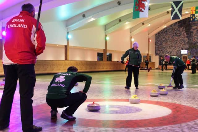 Four Nations Curling Competition at The Flower Bowl (Photo: Barton Grange GC)