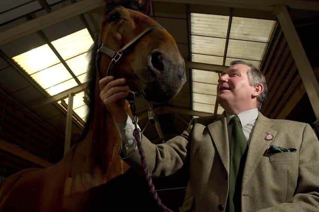 Retired Lancashire Mounted Branch officer David Pearson Muir is awarded the MBE for services to racehorse welfare.