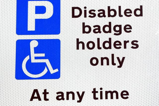 Thousands of people with hidden disabilities have been given blue badge parking permits