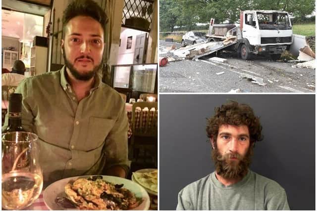 Joseph Keane, 28, who was killed when drunk driver Adam Kershaw lost control of the van he was driving and crushed the car in which Mr Keane was a passenger, leaving him with fatal head injuries on his 28th birthday. Photo: North Yorkshire Police/PA Wire