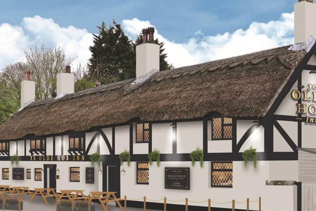 An impression of what The Ye Olde Hob Inn could look like once it is revamped