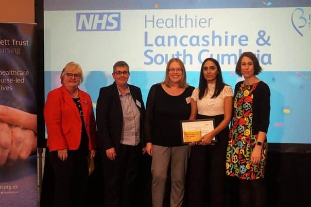The Its Your Move team  has won an award for its work in trying to retain staff in the county's NHS
