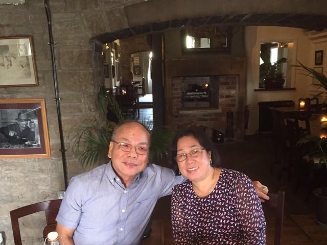 Thomas with wife Karen