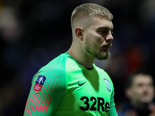 Preston goalkeeper Connor Ripley