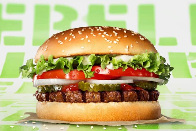 The Rebel Whopper, which is made from soy, is not suitable for vegans or vegetarians because of the way it is cooked.