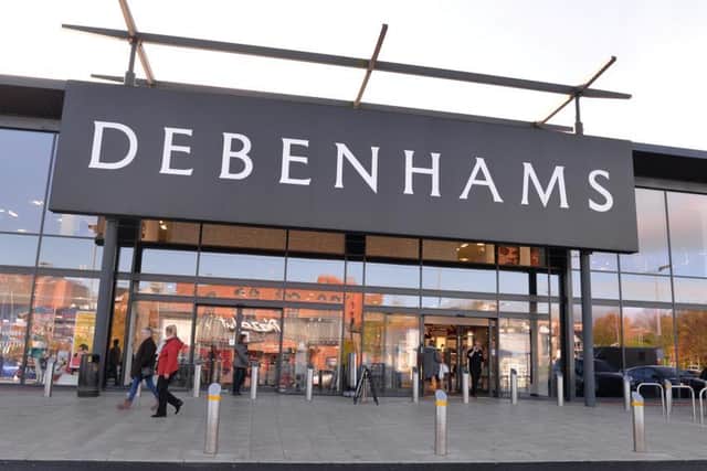 19 Debenhams stores are due to close this month (Jan 2020)