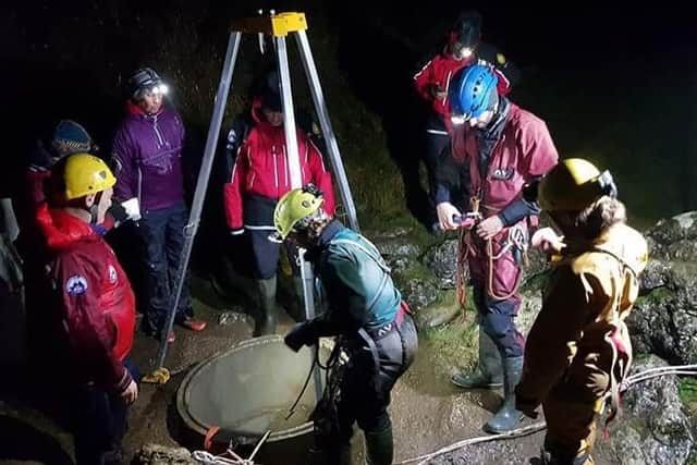 More than 40 members of the Cave Rescue Organisation (CRO) and Cave Diving Group (CDG) were involved in the search. Credit: The Cave Rescue Organisation