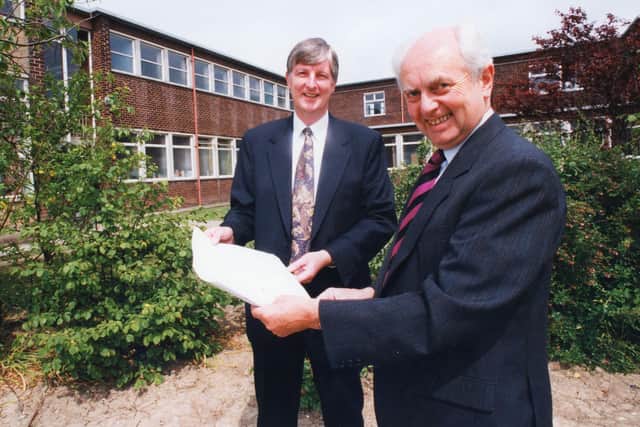 Harry Eccles handed the reins over the his deputy Graham Hewetson once the new building was approved