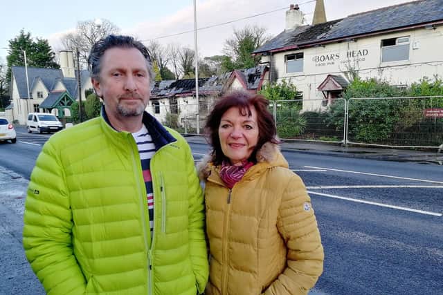 Mark Warren and Rosemary McLean are amongst the Barton residents unwilling to call time on their former local