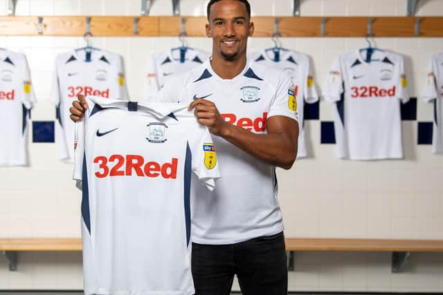 Scott Sinclair after signing for Preston North End