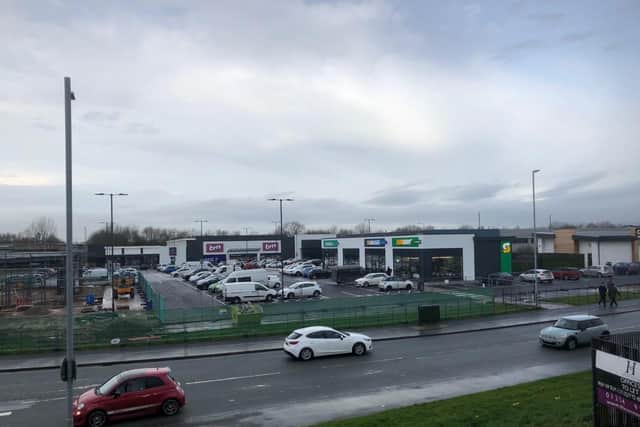 The new Fulwood Central shopping park.