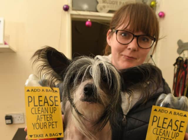 Rachel Calvert owns Pretty Pups Dog Grooming in Watkin Lane, Lostock Hall.