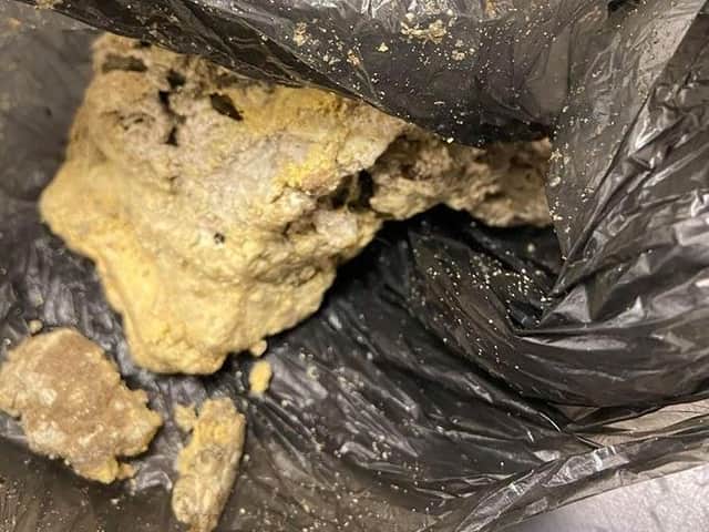 Fylde Council is advising people to keep their dogs on leads after palm oil washed up on St Annes beach on Wednesday morning (January 15)
