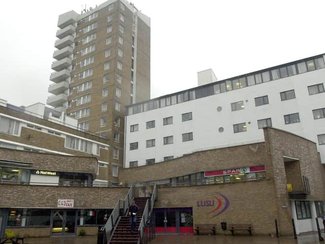 Students at Lancaster University are being warned about sexual harassment