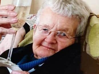 Elizabeth 'Betty' Saynor, 87, died from a serious head injury after she was struck by a Renault Clio whilst crossing a road in Great Harwood on Monday (January 13). Pic: Lancashire Police