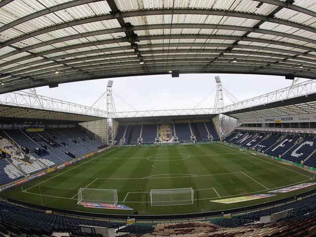 A view of Deepdale from the top of the Alan Kelly Town End.