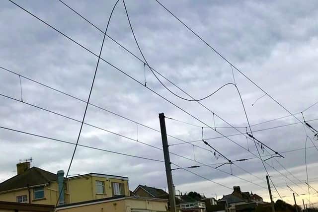 Work will take place throughout theevening and overnight to repair the 25,000-volt overhead cables. (Credit: Network Rail)