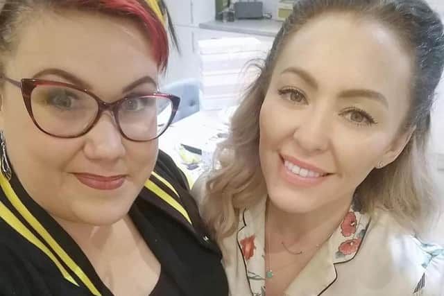 Dani Wallace, of Preston, who is a motivational speaker with I Am The Queen Bee, with Atomic Kitten singer Natasha Hamilton