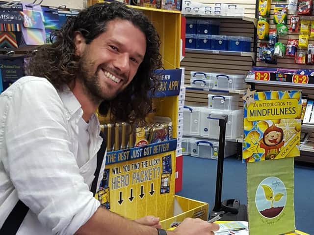 Jason Rhodes has written Imagine Eating Lemons to teach children how to use mindfulness to tackle anxiety.