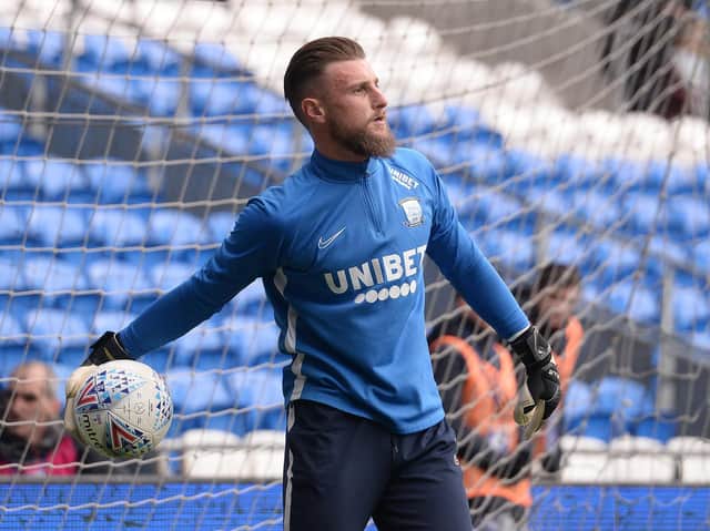Preston goalkeeper Declan Rudd