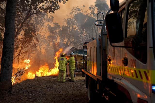 Firefighters in action in New South Wales