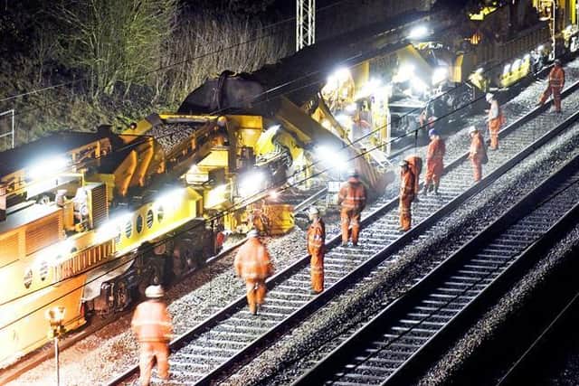 Network Rail will be carrying out "essential upgrades" in the coming months including a major track overhaul on Euxton Junction. (Credit: Northern Rail)