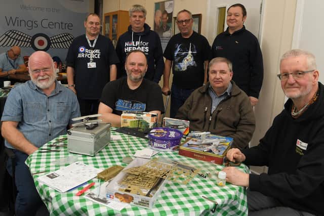 Models for Heroes at Wings Centre Preston