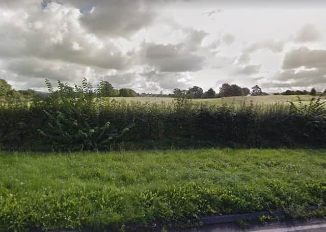 The land off the A6 near Junction 33 of the M6.