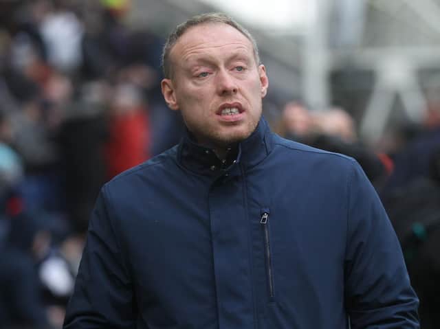 Steve Cooper at Deepdale as his side drew 1-1 with Preston North End.
