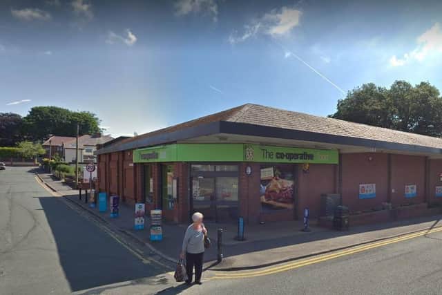 David Bird, 43, from Bolton, has been charged with robbery and 7 counts of shoplifting following a spate of alleged crimes at the Co-Op in Bolton Road, Adlington in January. Pic: Google