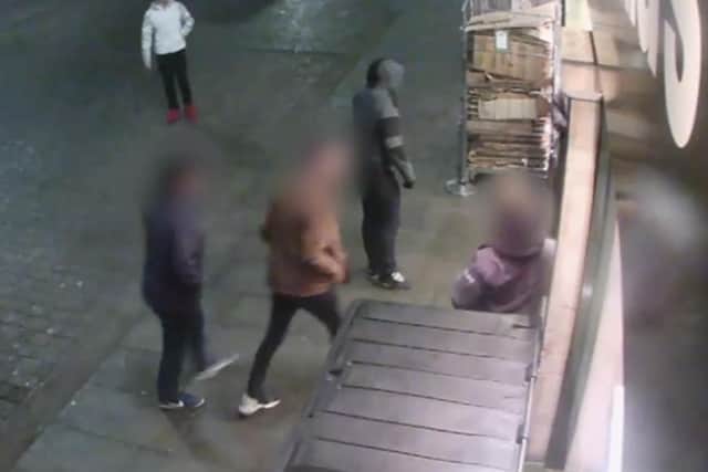 Policeare appealing for information to help identifytwo men after an assault in Lancaster. (Credit: Lancashire Police)