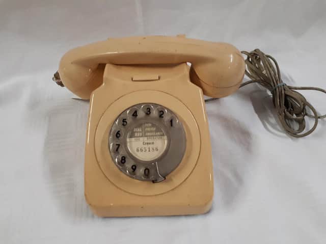 This cream 1950s phone is in great (working) condition and priced at 35 pounds