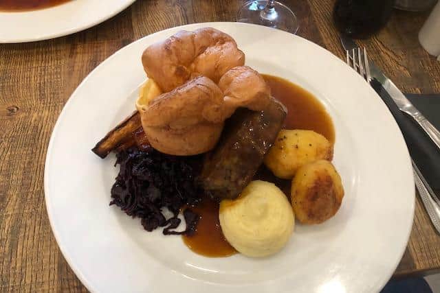 Sunday lunch was a triumph.