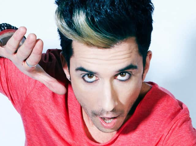 Russell Kane brings his RS Turbo laugh engine to Chorley Little Theatre tonight. Photo: David Venni Photography Ltd