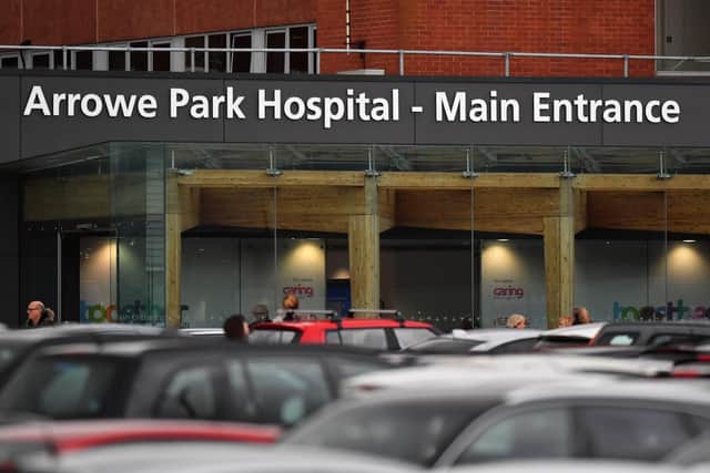 93 people are currently in 14-day quarantine at a nursing accommodation block at Arrowe Park Hospital in Birkenhead, Wirral. Pic: Getty