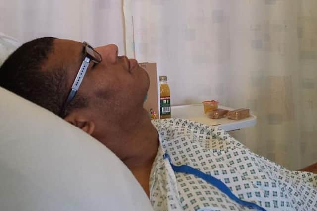 Lee was in hospital for one month while undergoing tests before doctors determined he had a form of arthritis.
