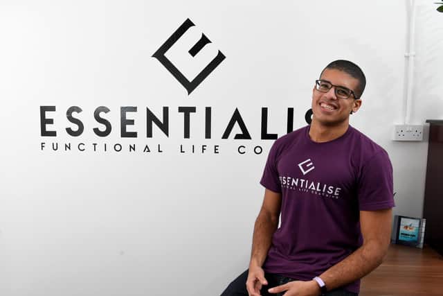 He had to undergo gruelling physiotherapy to learn to walk again and now he has launched a new career as a life coach.