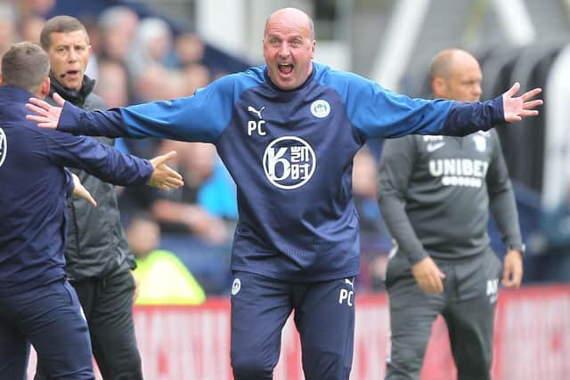 Wigan manager Paul Cook
