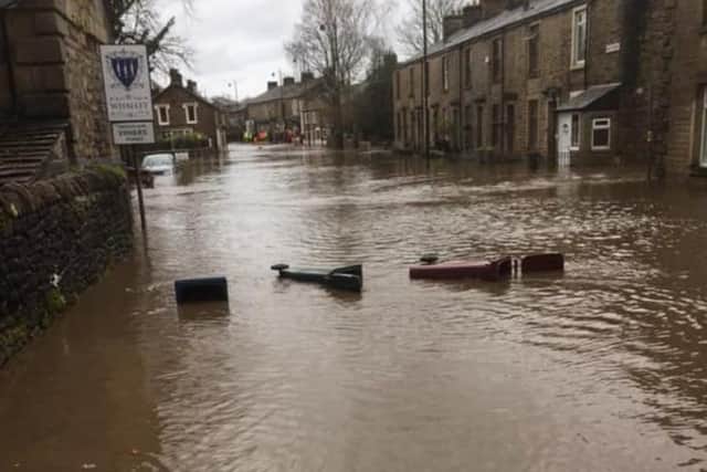 Devastating scenes in Whalley. Picture by Cathryn Hurst