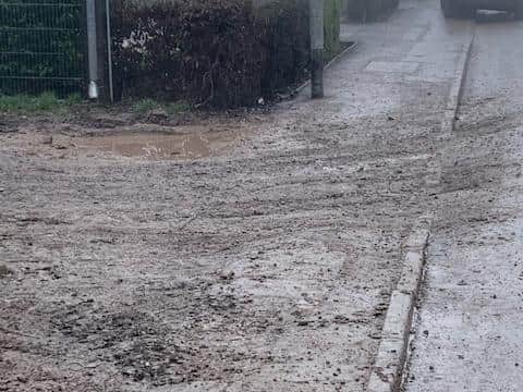 Builders told to clean up their act as Longridge residents complain of muddy quagmire on surrounding roads