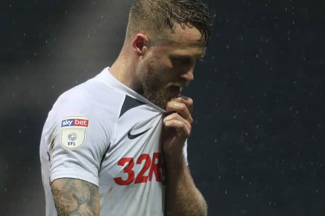 Preston skipper Tom Clarke played at right-back against Millwall at Deepdale