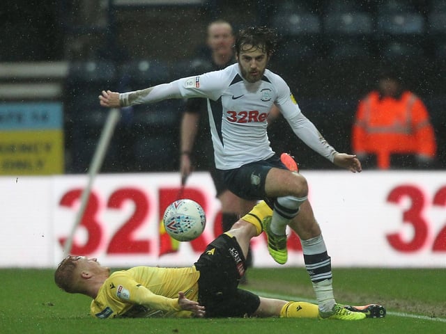 Got on the ball a lot, especially in the first half, in a bid to build PNE's play. Got a yellow card late on when trying to stop a Millwall counter.
